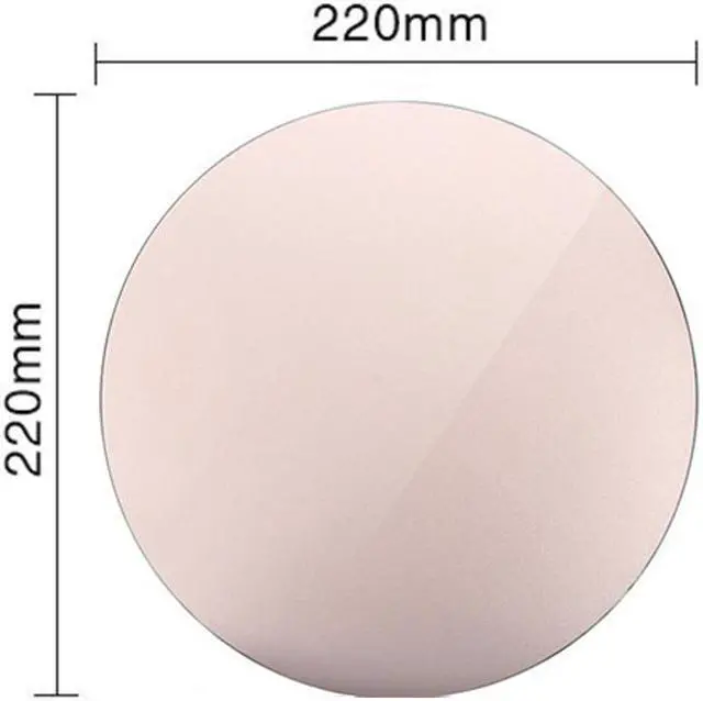 Alt view image 4 of 7 - Jansicotek Mouse Pad Round Aluminum Alloy Gaming Mouse Pads Non-Slip PU Base Micro Sand Blasting Aluminum Surface Nice Smooth Top Sleek and Very Easy to Clean for Computer Laptop,8.66"x8.66"x0.08"