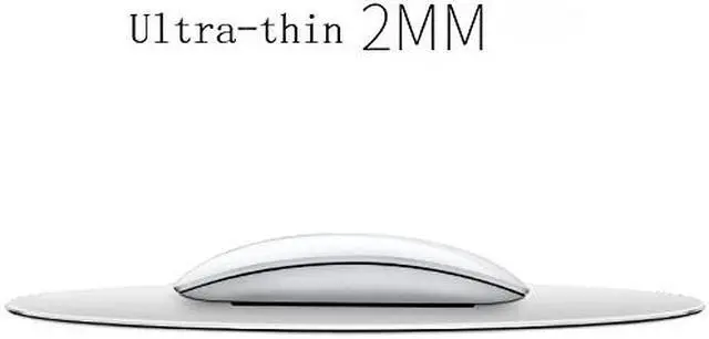 Alt view image 4 of 7 - Jansicotek Mouse Pad Round Aluminum Alloy Gaming Mouse Pads Non-Slip PU Base Micro Sand Blasting Aluminum Surface Nice Smooth Top Sleek and Very Easy to Clean for Computer Laptop,8.66"x8.66"x0.08"