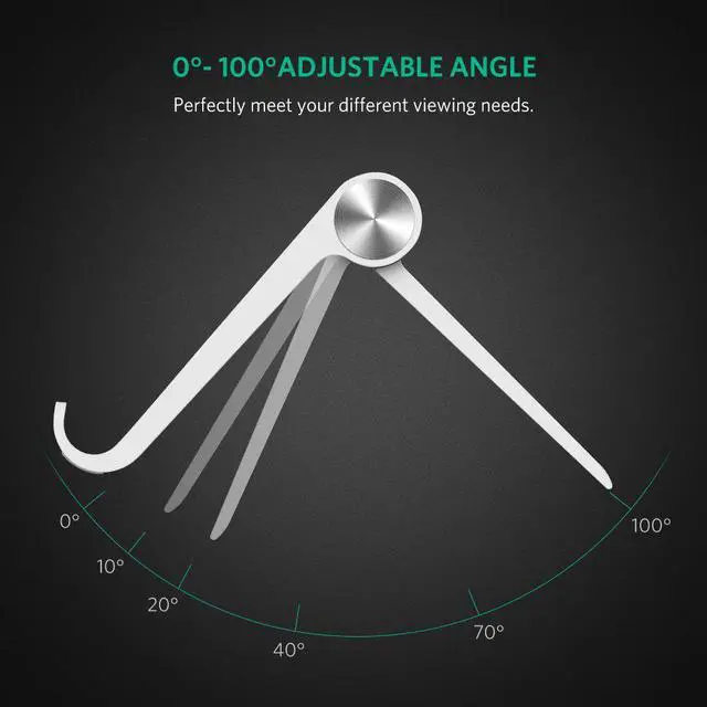 Alt view image 4 of 7 - Jansicotek Adjustable Angle Tablet Stand For iPad 2/3/4 iPad Air Pro mini Apple iPad Pro 10.5, iPad Mini, iPad Air, iPhone 7 6 Plus X 6S 8 5S, LG Android Tablets and E-readers Tablet Holder