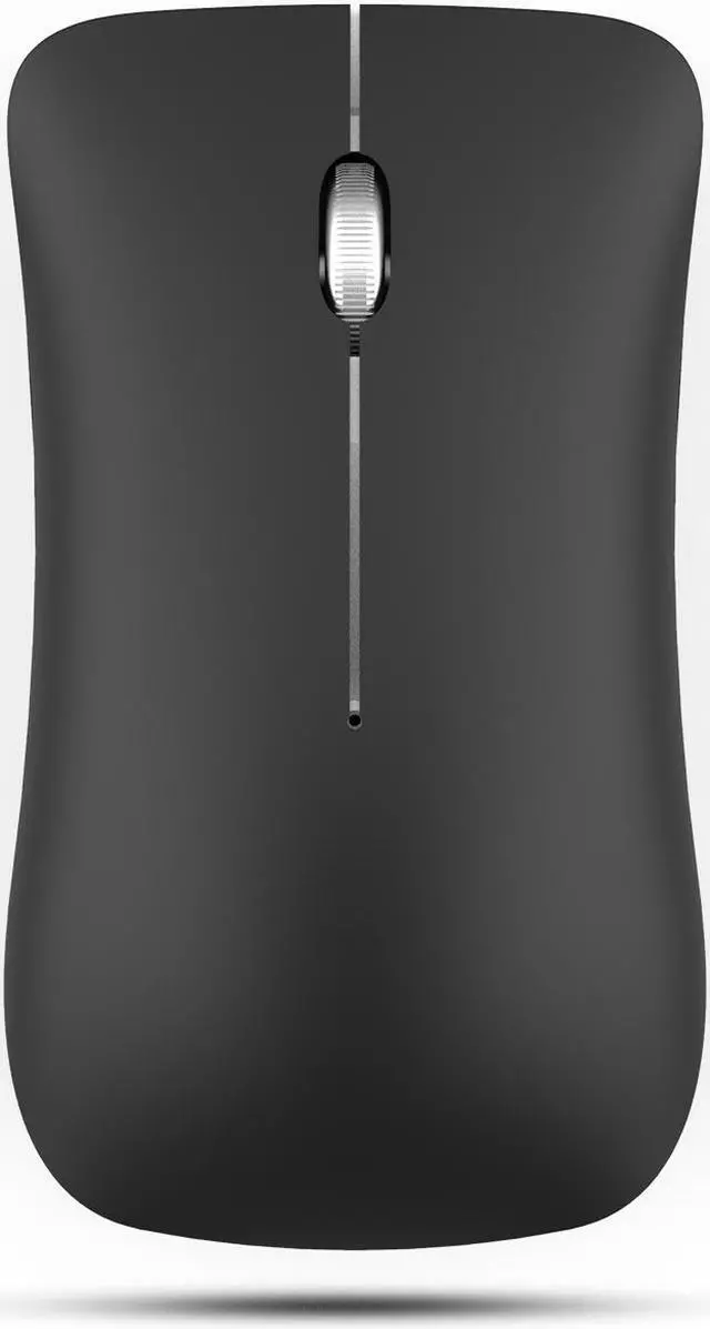 Alt view image 2 of 7 - HXSJ Wireless Gaming Mouse, Unique Silent Click, Bluetooth + 2.4 G wireless Mice, 1600DPI for PC Computer Laptop Office - Black