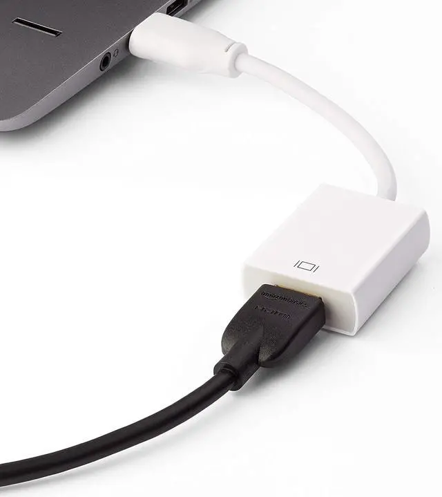 Alt view image 6 of 7 - Jansicotek Gold Plated DisplayPort to HDMI Male to Female Adapter- White