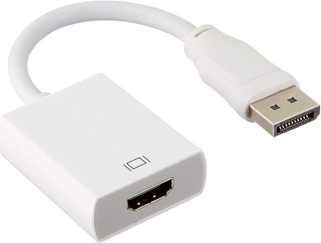 Alt view image 2 of 7 - Jansicotek DisplayPort to HDMI Adapter Converter Support 1080P - Male to Female DP to HDMI for DisplayPort Enabled Desktops and Laptops to Connect to HDTV/HDMI Displays - White