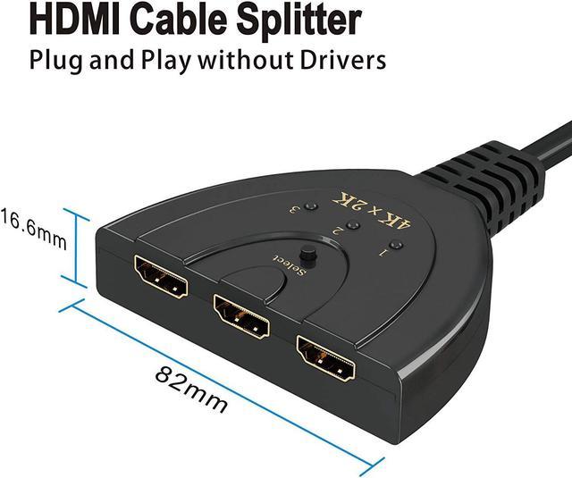 Commutateur HDMI™ 4K 3 x 1