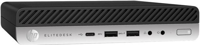 Alt view image 2 of 4 - HP EliteDesk 800 G3 USFF Mini Desktop Intel Core i5-6500T 2.50GHz 8GB RAM 128GB Solid State Hard Drive Intel HD Graphics Windows 10 Professional USB C