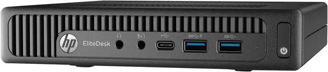 Alt view image 4 of 4 - HP EliteDesk 800 G2 USFF Mini Desktop Intel Core i5-6500T 2.50GHz CPU 8GB RAM 128GB Solid State Hard Drive Intel HD Graphics Windows 10 Professional