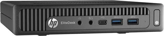 Alt view image 3 of 4 - HP EliteDesk 800 G2 USFF Mini Desktop Intel Core i5-6500T 2.50GHz CPU 8GB RAM 128GB Solid State Hard Drive Intel HD Graphics Windows 10 Professional
