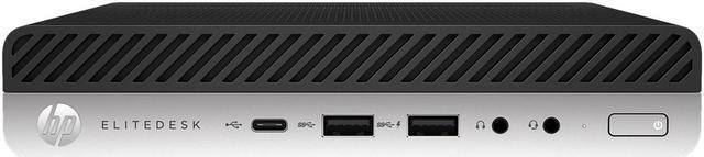 Alt view image 3 of 4 - HP EliteDesk 800 G3 USFF Mini Desktop Intel Core i5-6500T 2.50GHz 8GB RAM 128GB Solid State Hard Drive Intel HD Graphics Windows 10 Professional USB C