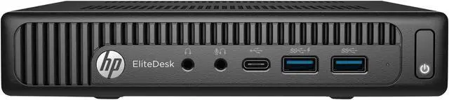 Main image of HP EliteDesk 800 G2 USFF Mini Desktop Intel Core i5-6500T 2.50GHz CPU 8GB RAM 128GB Solid State Hard Drive Intel HD Graphics Windows 10 Professional