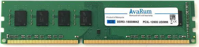 Alt view image 4 of 6 - AVARUM RAM Replacement with SK Hynix Memory ram 2X4Gb (8Gb Total) Hmt351U6Efr8C-Pb 4Gb Pc3-12800U Desktop Memory