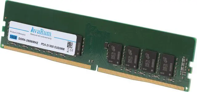 Alt view image 5 of 6 - 16GB DDR4 2666 ECC UDIMM (Synology D4EC-2666-16G Equivalent) Server Memory RAM by Avarum RAM