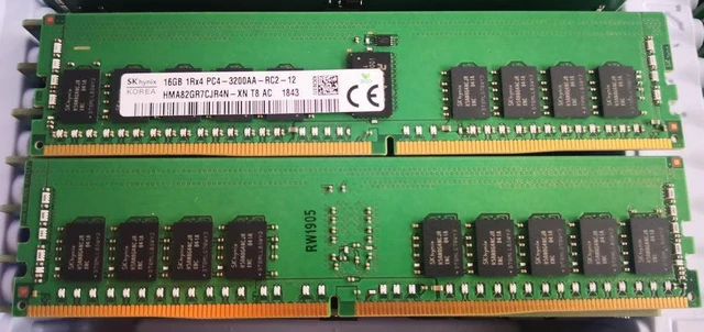 A-Tech 128GB 8x 16GB 2Rx4 PC4-19200R DDR4 2400 ECC REG RDIMM Server