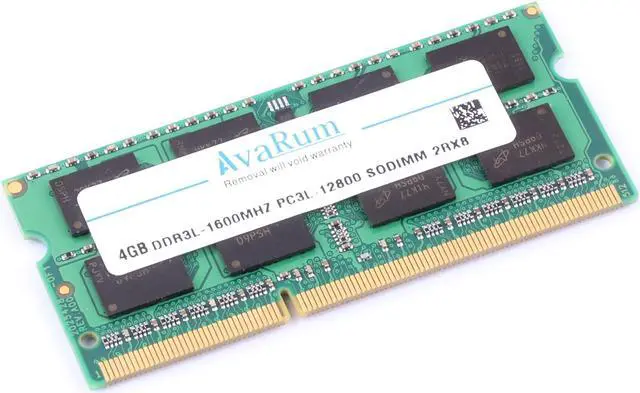 Alt view image 4 of 7 - Avarum RAM equal to 8GB (2 x 4GB) 204-Pin DDR3 SO-DIMM DDR3 1600 (PC3 12800) Memory for Apple Model CT2K4G3S160BM