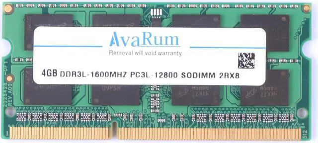 Alt view image 2 of 7 - Avarum RAM equal to 8GB (2 x 4GB) 204-Pin DDR3 SO-DIMM DDR3 1600 (PC3 12800) Memory for Apple Model CT2K4G3S160BM