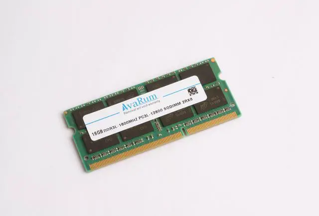 Alt view image 5 of 7 - Avarum RAM equal to 16GB 204-Pin DDR3 SO-DIMM DDR3L 1600 (PC3L 12800) Laptop Memory Model CT204864BF160B