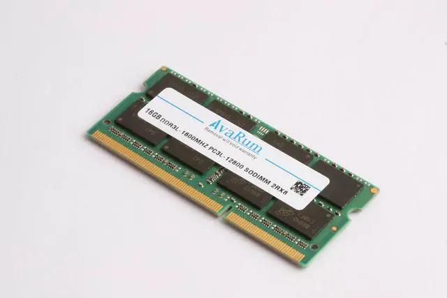 Alt view image 4 of 7 - Avarum RAM equal to 16GB 204-Pin DDR3 SO-DIMM DDR3L 1600 (PC3L 12800) Laptop Memory Model CT204864BF160B