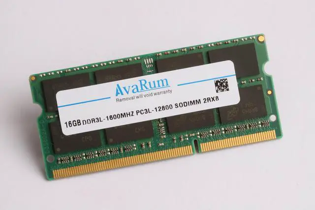 Alt view image 6 of 7 - Avarum RAM equal to 16GB 204-Pin DDR3 SO-DIMM DDR3L 1600 (PC3L 12800) Laptop Memory Model CT204864BF160B