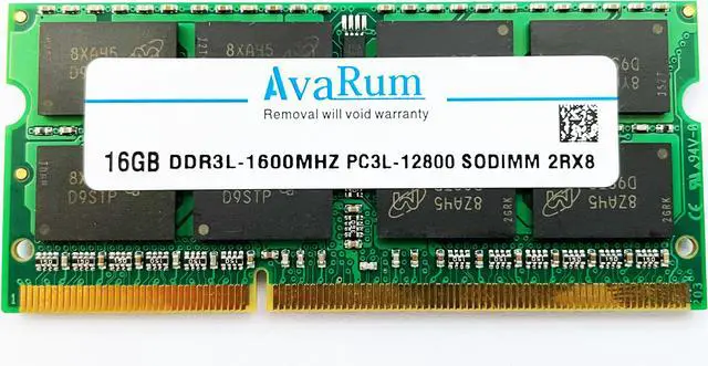 Alt view image 4 of 7 - Avarum RAM equal to 32GB (2 x 16GB) 204-Pin DDR3 SO-DIMM DDR3L 1600 (PC3L 12800) Laptop Memory Model CT2KIT204864BF160B