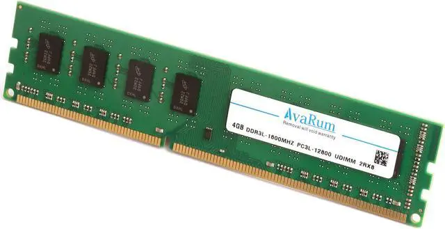 Alt view image 2 of 7 - Avarum RAM equal to 4GB 240-Pin PC RAM DDR3L 1600 (PC3L 12800) Desktop Memory Model CT51264BD160B