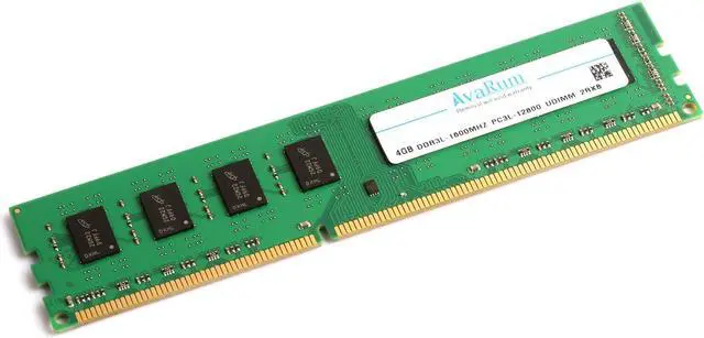 Alt view image 5 of 7 - Avarum RAM equal to 4GB 240-Pin PC RAM DDR3L 1600 (PC3L 12800) Desktop Memory Model CT51264BD160B