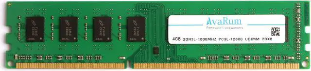 Alt view image 7 of 7 - Avarum RAM equal to 4GB 240-Pin PC RAM DDR3L 1600 (PC3L 12800) Desktop Memory Model CT51264BD160B