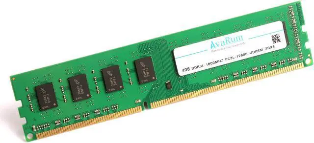 Alt view image 3 of 7 - Avarum RAM equal to 4GB 240-Pin PC RAM DDR3L 1600 (PC3L 12800) Desktop Memory Model CT51264BD160B