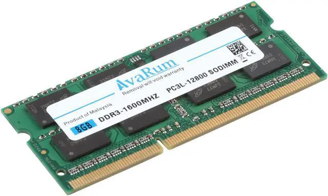 Alt view image 4 of 7 - Avarum RAM equal to 8GB 204-Pin DDR3 SO-DIMM DDR3 1600 (PC3 12800) Memory for Apple Model CT8G3S160BM