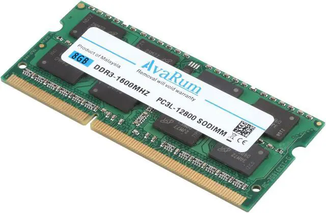 Alt view image 6 of 7 - Avarum RAM equal to 8GB 204-Pin DDR3 SO-DIMM DDR3 1600 (PC3 12800) Memory for Apple Model CT8G3S160BM