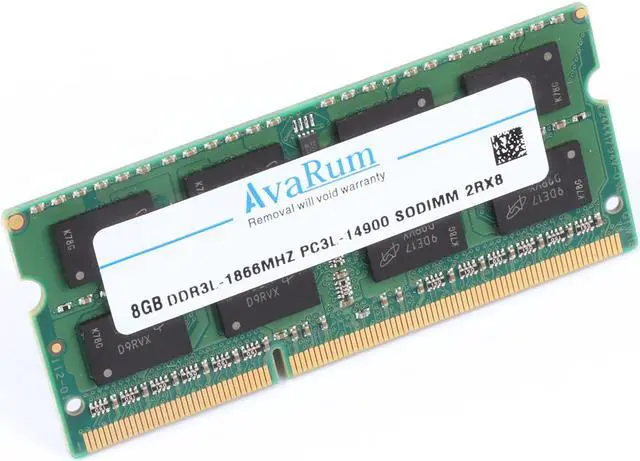 Alt view image 4 of 7 - Avarum RAM equal to 16GB (2 x 8GB) 204-Pin DDR3 SO-DIMM DDR3L 1866 (PC3L 14900) Notebook Memory Model CT2K102464BF186D