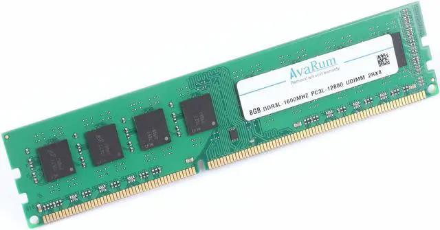 Alt view image 2 of 7 - Avarum RAM equal to 16GB (2 x 8GB) 240-Pin DDR3 SDRAM DDR3L 1600 (PC3L 12800) Desktop Memory Model CT2K102464BD160B