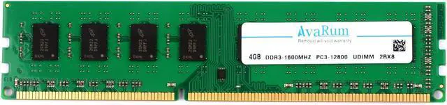 Alt view image 2 of 7 - Avarum RAM equal to 8GB (2 x 4GB) 240-Pin DDR3 SDRAM DDR3 1600 (PC3 12800) Desktop Memory