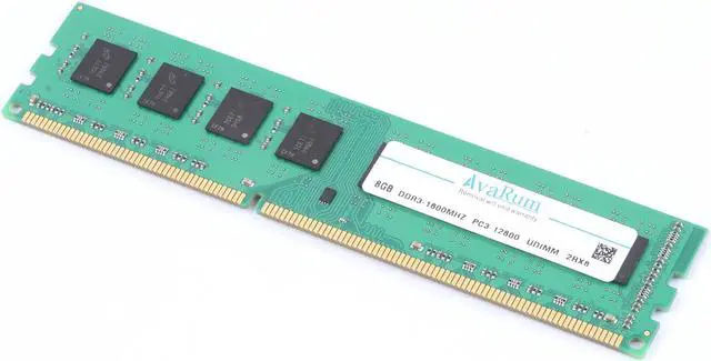Alt view image 4 of 7 - Avarum RAM equal to 16GB (2 x 8GB) DDR3 1600 (PC3 12800) Desktop Memory Model CT2KIT102464BA160B