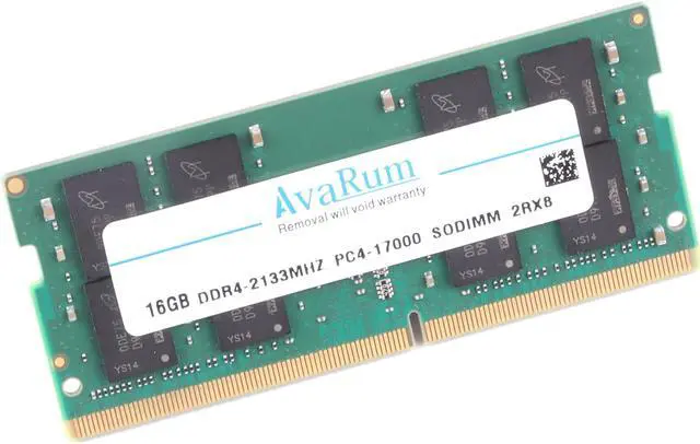 Alt view image 7 of 7 - Avarum RAM equal to 16GB 260-Pin DDR4 SO-DIMM DDR4 2133 (PC4 17000) Laptop Memory Model CT16G4SFD8213