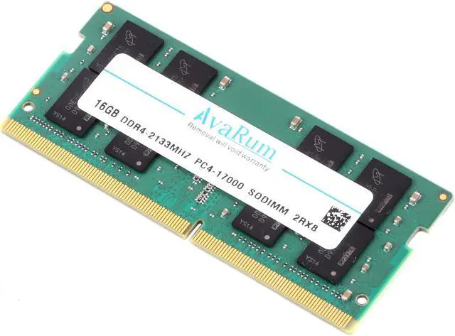 Alt view image 3 of 7 - Avarum RAM equal to 16GB 260-Pin DDR4 SO-DIMM DDR4 2133 (PC4 17000) Laptop Memory Model CT16G4SFD8213