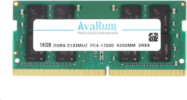 Alt view image 2 of 7 - Avarum RAM equal to 32GB (2 x 16GB) 260-Pin DDR4 SO-DIMM DDR4 2133 (PC4 17000) Laptop Memory Model CT2K16G4SFD8213