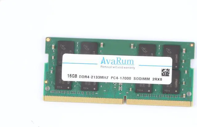 Alt view image 6 of 7 - Avarum RAM equal to 32GB (2 x 16GB) 260-Pin DDR4 SO-DIMM DDR4 2133 (PC4 17000) Laptop Memory Model CT2K16G4SFD8213