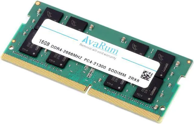 Alt view image 4 of 7 - Avarum RAM equal to 32GB (2 x 16GB) DDR4 2666MHz DRAM (Notebook Memory) CL19 1.2V DR SODIMM (260-pin) CT2K16G4SFD8266