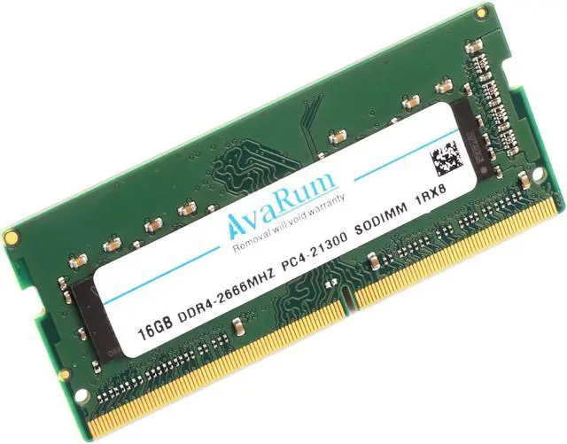 Alt view image 2 of 7 - Avarum RAM equal to 16GB 260-Pin DDR4 SO-DIMM DDR4 2666 (PC4 21300) Laptop Memory Model CT16G4SFS8266