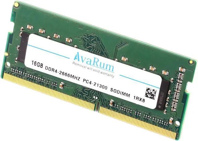 Alt view image 3 of 7 - Avarum RAM equal to 16GB 260-Pin DDR4 SO-DIMM DDR4 2666 (PC4 21300) Laptop Memory Model CT16G4SFS8266