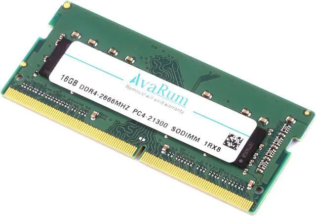 Alt view image 4 of 7 - Avarum RAM equal to 16GB 260-Pin DDR4 SO-DIMM DDR4 2666 (PC4 21300) Laptop Memory Model CT16G4SFS8266