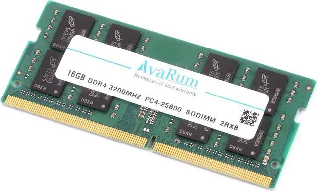 Alt view image 5 of 7 - Avarum RAM equal to 16GB 260-Pin DDR4 SO-DIMM DDR4 3200 (PC4 25600) Laptop Memory Model CT16G4SFD832A