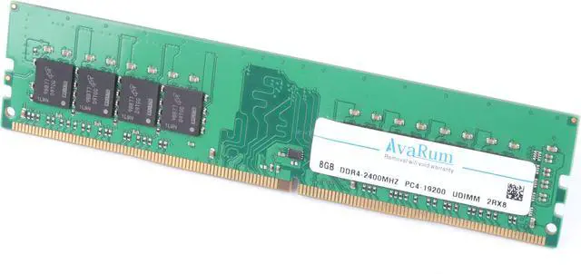 Alt view image 5 of 7 - Avarum RAM equal to 32GB (4 x 8GB) 288-Pin DDR4 SDRAM DDR4 2400 (PC4 19200) Memory (Desktop Memory) Model CT4K8G4DFD824A