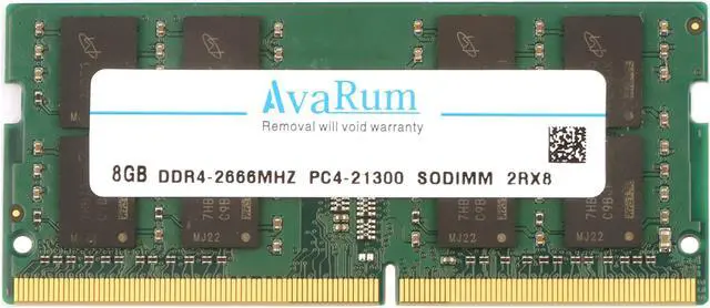 Main image of Avarum RAM equal to 8GB 260-Pin DDR4 SO-DIMM DDR4 2666 (PC4 21300) Laptop Memory Model CT8G4SFRA266
