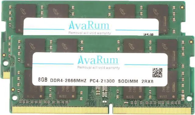 Alt view image 7 of 7 - Avarum RAM equal to 8GB 260-Pin DDR4 SO-DIMM DDR4 2666 (PC4 21300) Notebook Memory Model CT8G4SFS8266