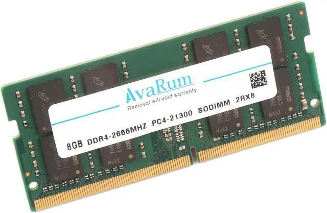 Alt view image 2 of 7 - Avarum RAM equal to 8GB 260-Pin DDR4 SO-DIMM DDR4 2666 (PC4 21300) Notebook Memory Model CT8G4SFS8266