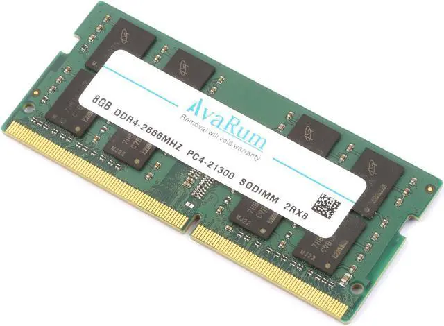Alt view image 6 of 7 - Avarum RAM equal to 8GB 260-Pin DDR4 SO-DIMM DDR4 2666 (PC4 21300) Notebook Memory Model CT8G4SFS8266
