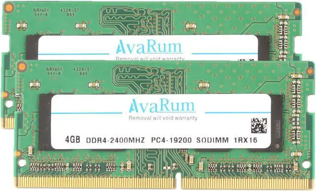 Main image of Avarum RAM equal to 8GB Kit (2x4GB) DDR4-2400 SODIMM CT2K4G4SFS624A