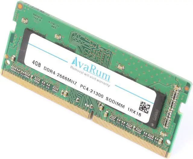 Alt view image 3 of 7 - Avarum RAM equal to 8GB Kit (4GBx2) DDR4 2666 MT/s (PC4-21300) CL19 x8 SODIMM 260-Pin Memory - CT2K4G4SFS8266