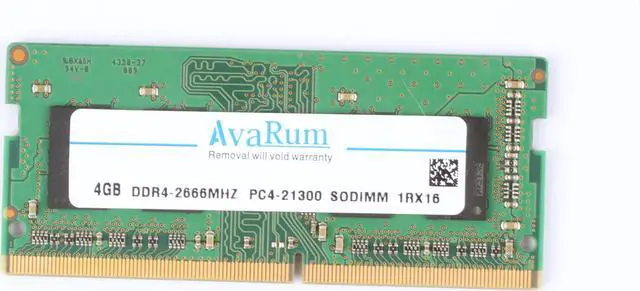 Alt view image 6 of 7 - Avarum RAM equal to 8GB Kit (4GBx2) DDR4 2666 MT/s (PC4-21300) CL19 x8 SODIMM 260-Pin Memory - CT2K4G4SFS8266