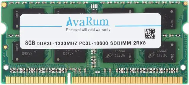 Alt view image 7 of 7 - Avarum RAM equal to 16GB (2 x 8GB) 204-Pin DDR3 SO-DIMM DDR3 1333 (PC3 10600) Memory  Model CT2K102464BF1339