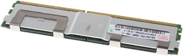 Alt view image 4 of 6 - Hynix 2x4GB 8G DDR2-667MHZ PC2-5300F 2RX4 ECC FB-DIMM Server Memory